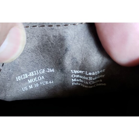 Olukai Men's Moloa Brown Leather Slip On Shoes Size 10 Loafers Boat Shoes - Picture 10 of 11